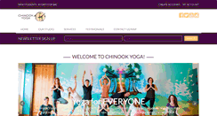 Desktop Screenshot of chinookyoga.com